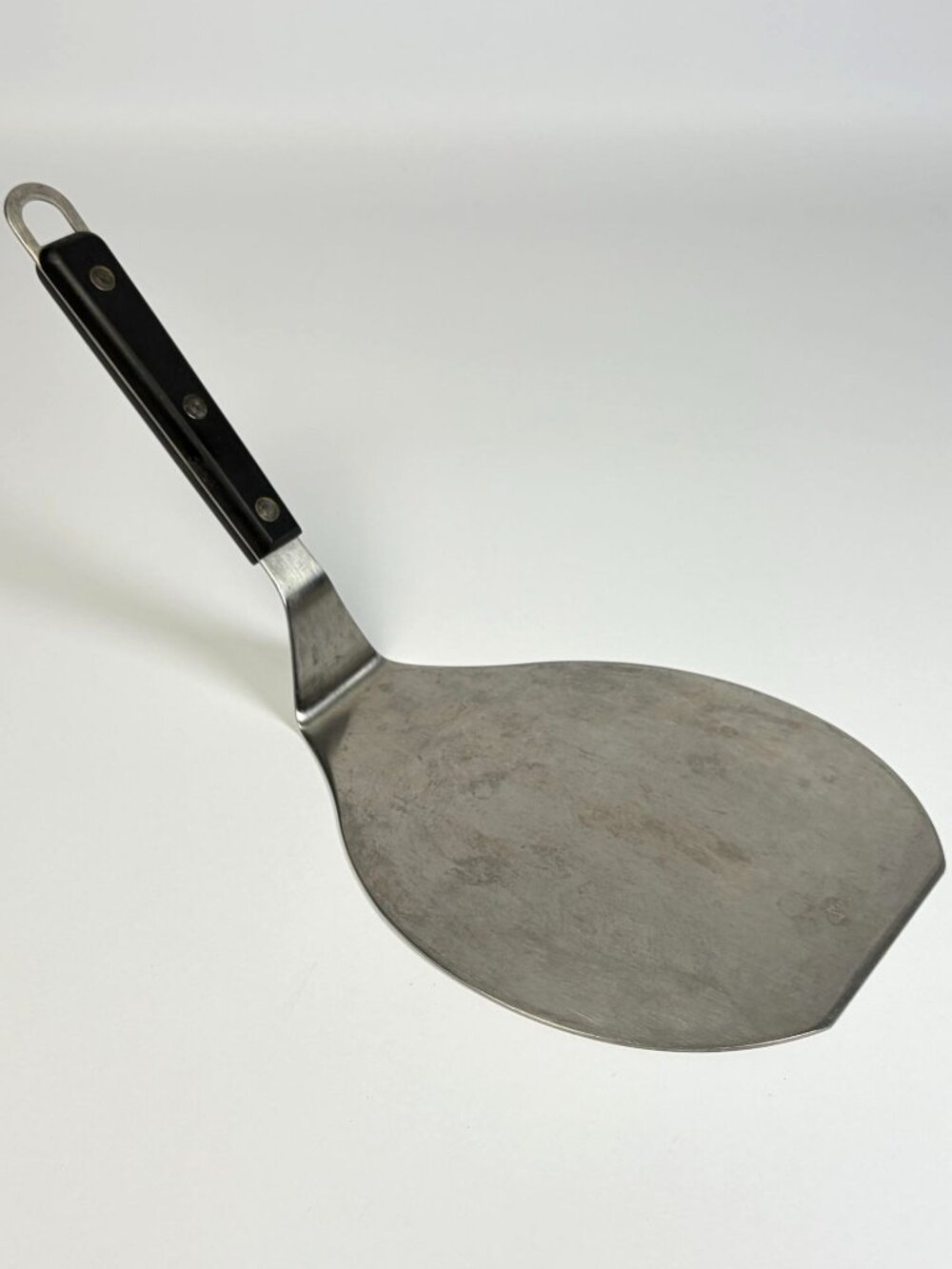 Norpro 18/10 Stainless Steel Wide Spatula Pancake Flipper Riveted Black Handle